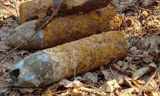 На Оболоні знайшли снаряди часів Другої світової