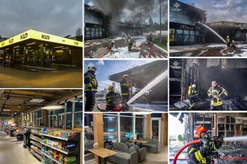 У Києві на Броварському проспекті відновили АЗК, що влітку згоріла внаслідок жахливої ДТП молодика на кабріолеті