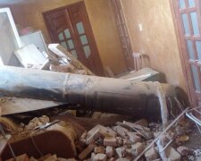 В селі на Івано-Франківщині ракета потрапила в будинок і не вибухнула