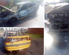Посеред вулиці загорівся “Renault” — в Гостомелі вщент вигоріла автівка