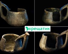 У Києві археологи знайшли глиняний ліпний кухоль скіфської доби