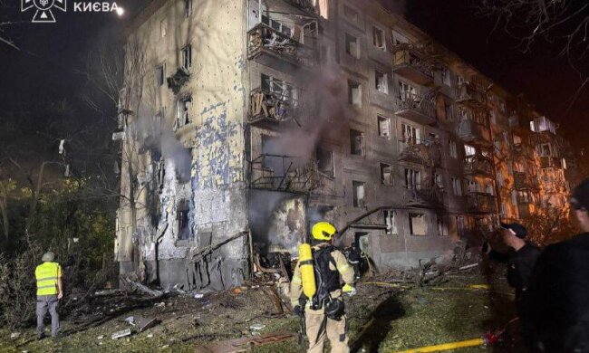 Масована атака на Київ: 9 загиблих, 30 постраждалих і руйнування у п’яти районах столиці