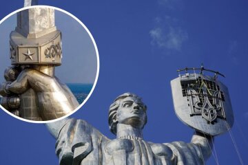 Радянську зірку треба зрізати та декомунізувати остаточно Батьківщину-мати. Готовий власним коштом — скульптор Тризуба