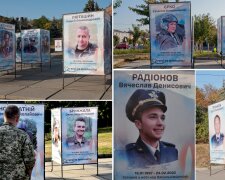 У центрі Василькова з'явилася алея пам'яті загиблих льотчиків і штурмовиків