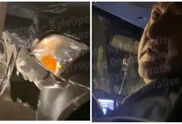 У Києві п’яного водія після ДТП приїхала захищати дружина із Міносвіти (відео)