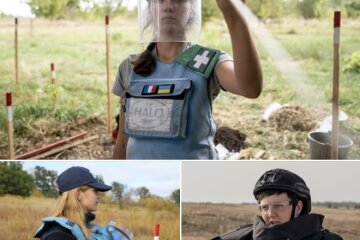 У столиці відкрилася виставка про жінок, які займаються розмінуванням