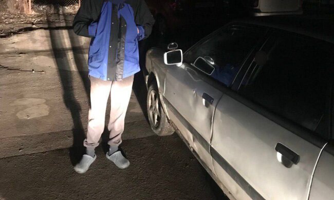 Нічні перегони Борисполем: патрульні зупинили Audi з 14-річним підлітком за кермом