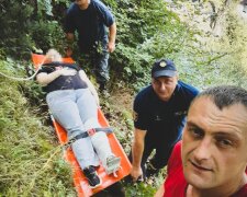 27-річна киянка травмувалася на скелі Кохання біля Костилівки