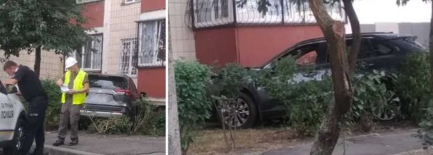 У Києві на Троєщині легковик протаранив стіну багатоповерхівки