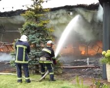 Унаслідок пожежі в Козині Київської області постраждали дві людини — ДСНС