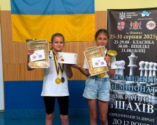 Шахістки з Білої Церкви вибороли титул юних чемпіонок України