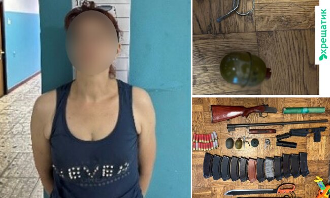 Безробітня жінка торгувала зброєю та гранатами — поліцейські Києва провели затримання