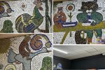 Була мозаїка казкових героїв, а тепер "сучасний" ремонт — у столичному магазині "замазали" мозаїчне панно