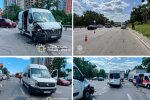 У Києві мікроавтобус протаранив авто, є постраждалі діти