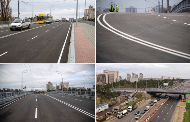 У Києві відкрили рух транспорту та пішоходів оновленим шляхопроводом поблизу ст.м. "Дарниця"