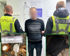 У Переяславі затримано місцевого жителя — виявилось, що він раніше судимий та носить в рюкзаку гранату