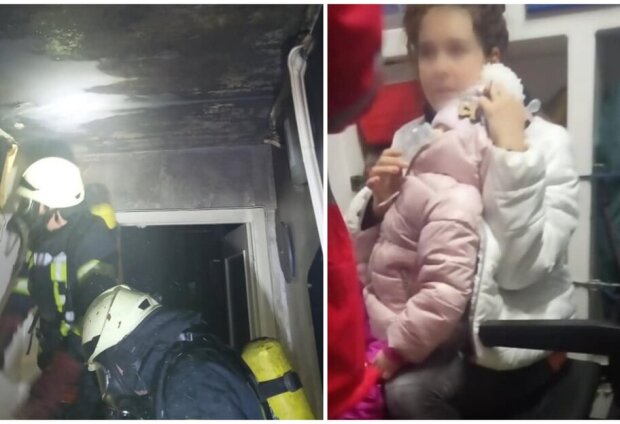 У Києві пожежники врятували маму з немовлям: дівчинку госпіталізували
