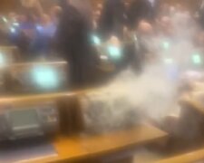 У залі Верховної Ради сталася пожежа (відео)