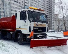 Сніговий наступ на Київ: на дорогах вже понад 200 машин спецтехніки