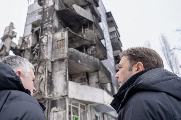 Глава ОБСЄ відвідав зруйновану Бородянку та закликав росію припинити війну