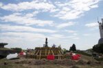 Депутат Київради розкритикував будівництво флагштоку біля Батьківщини-матері