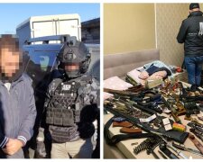 У Києві поліцейський попався на торгівлі зброєю: вилучено великий арсенал (відео)