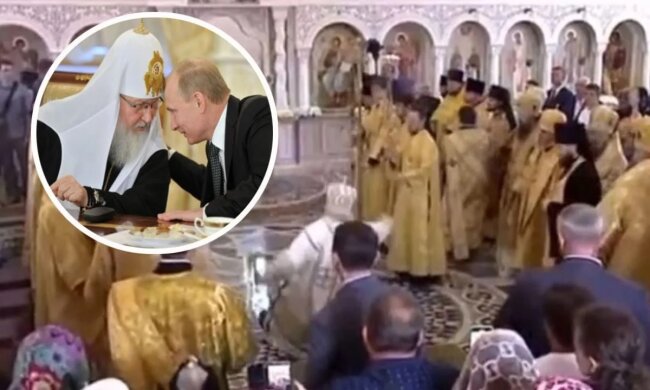 Патріарх Кирило впав під час освячення храму – його не встигли піймати (відео)