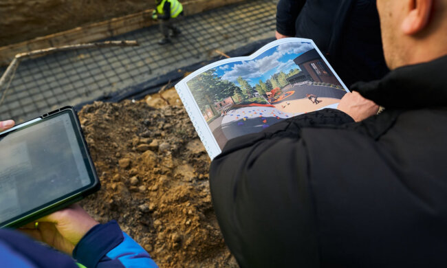 На Київщині продовжується будівництво сучасного закладу, який об'єднає ветеранів та їх сім'ї