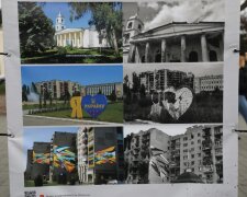 У столиці України відкрили фото-виставку про українські міста, зруйновані війною