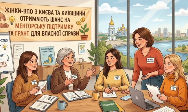 Власний бізнес для незламних: гранти до €4000 та менторство для жінок-ВПО