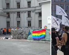 У Києві таки пройшов захід "КиївПрайду" в іншому місці, попри попередню загрозу теракту. Проти виступили "Права молодь" та Церква