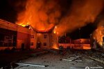 Вночі ворог атакував Київщину дронами-камікадзе - падіння уламків спричинили пожежу