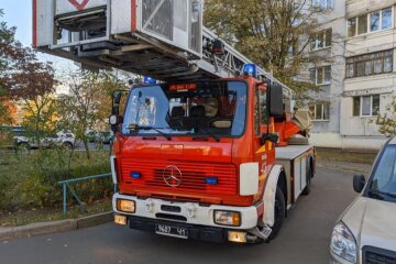 На Троєщині з пожежі врятували двох людей (відео)