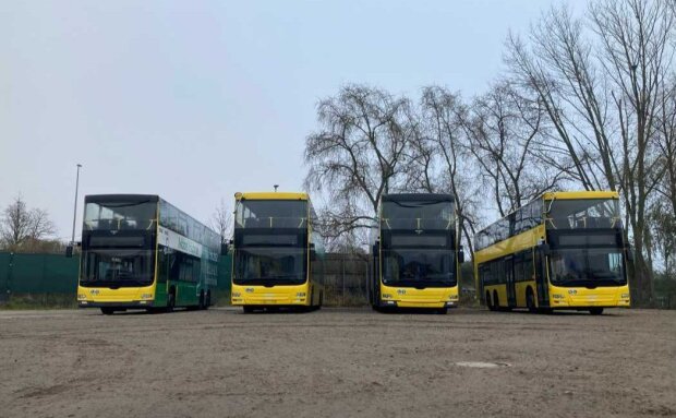 Коли в Києві на маршрутах з'являться передані Німеччиною двоповерхові автобуси — відповідь "Київпастрансу"