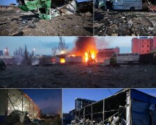 Внаслідок ракетної атаки на Київ постраждав склад Rozetka