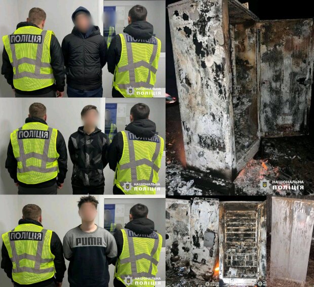 На Київщині повідомили про підозру групі осіб, що підпалили релейні шафи