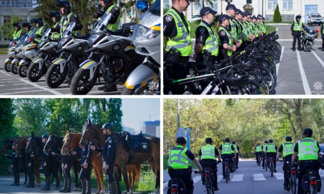 Поліція Києва офіційно відкриває сезон вело-, мото- та кінних патрулів