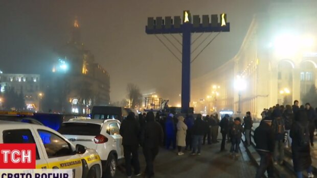 Менора на Майдані Незалежності є найвищою в Україні