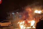 У Дніпровському районі згорів автомобіль