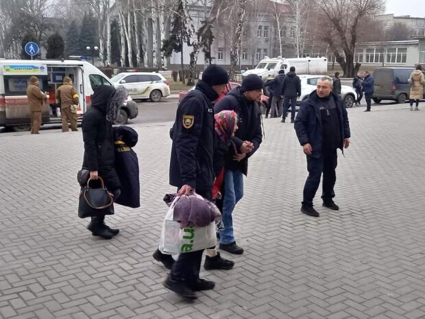 На Солом’янському ринку триває евакуація з Києва