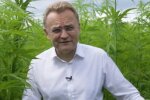 Садовий знявся у рекламі коноплі