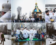 У Михайлівському соборі у Києві відбулася літургія з нагоди Водохреща