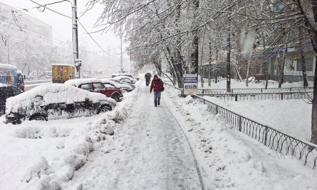Київ засипле снігом на 30 сантиметрів