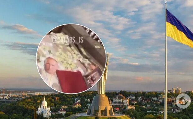 З прапорами Росії і портретом Путіна: в Києві для хлопця влаштували торжество (відео)