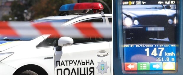 На Київщині патрульні влаштували погоню за п’яним водієм Mercedes, який їхав зі швидкістю майже 150 км/год