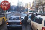 ДТП заблокувала рух трамваїв на Подолі