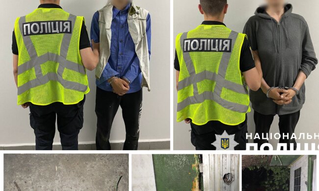 У Бортничах в Києві правоохоронці на гарячому затримали квартирних крадіїв