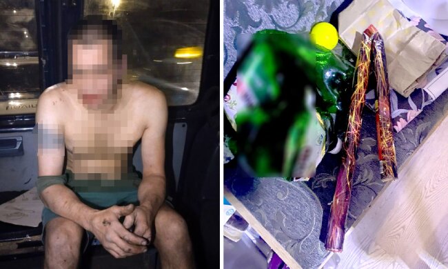 В Дніпровському районі затримано 37-річного чоловіка, який запустив салют у дворі багатоповерхівки