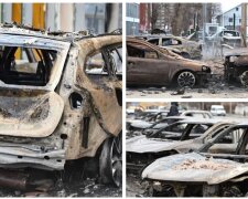 У мережі показали наслідки пожежі в автосалонах Києва