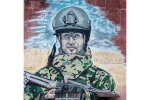 У Києві з’явився мурал, присвячений українському воїну, загиблому герою, чемпіону України з хокею Олександру Хмілю